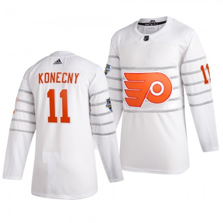 Philadelphia Flyers Travis Konecny 11 Wit Adidas 2020 NHL All-Star Authentic Shirt - Mannen